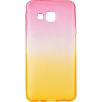 Samsung Tellur Silicone Cover for A3 2016 - Pink/Orange Photo