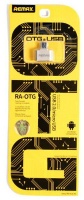 Remax OTG Micro USB Adaptor - Gold Photo