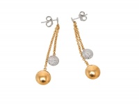 Art Jewellers Fancy Drop Earrings - Gold Fusion Photo