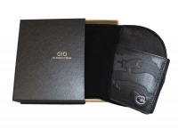 GIO Genuine Leather Bifold Wallet - Black Photo