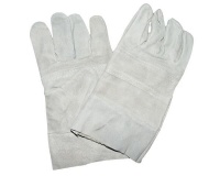 Skudo Chrome Leather Gloves with Cuff - 50mm Photo