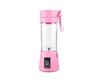 Portable Juice Blender Bottle - Pink Photo