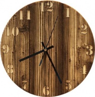 Wall Clock-Engraved Hardwood - Woodlook Vertical Photo