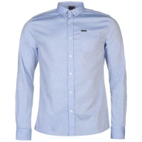 Firetrap Men's Basic Oxford Shirt - Blue Photo