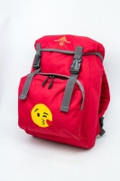 Red Mountain Graffiti 18 Kiss Emoji Backpack - Red Photo