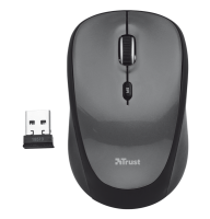 Trust Yvi Wireless Mouse - Black Photo