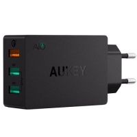 Aukey 3-Port 3.0 Wall Charger & Micro USB Cable Photo