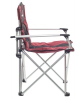 Campground Felix Folding Chair - Black/Maroon Photo