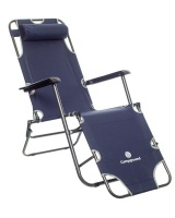 Campground Recling Folding Chair - Navy Blue Photo