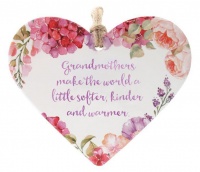 Splosh Ceramic Loving Heart Plaque - Grandmother Photo
