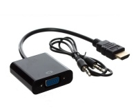 PowerUp 3m HDMI to VGA ADAPTER - Black Photo