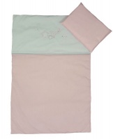 Cabbage Creek - Cot Linen Set of 3 - Pink Stars Photo