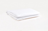 Cabbage Creek - Standard Cot Fitted Sheet - White Photo