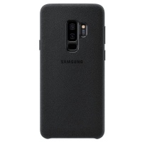 Samsung Alcantara Cover For Galaxy S9 Plus - Black Photo