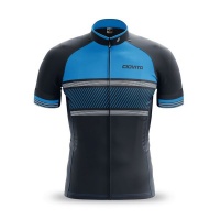 Ciovita Men's Gavia Cycling Jersey - Black & Blue Photo