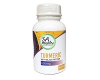 SA Vitamins Turmeric with Black Pepper - 60 Capsules Photo