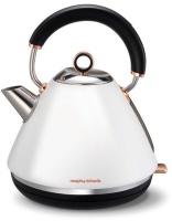 Morphy Richards - 1.5 Litre Accent Kettle - White With Rose Gold Photo
