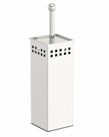 Stainless Steel Toilet Brush and Holder - Square Photo