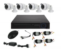 4 Camera AHD CCTV Kit 720P 1MP Photo