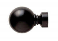 DÃ©cor Depot 25mm Curtain Alurod Finial Solid Ball - Black Photo