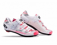 Sidi Women's Genius 7 Road Cycling Shoes - White/Pink Fluo Photo
