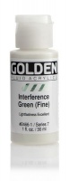 Golden Fluid Interference Acrylic Paint - Green Photo