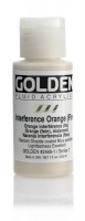 Golden Fluid Interference Acrylic Paint - Orange Photo