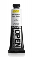 Golden Open Acrylic Paint - CP Cadmium Yellow Medium Photo