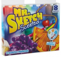 Mr Sketch : Scented 8 Markers -Chisel Tip Photo