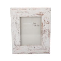 Photo Frames Distressed White - 4 Pack Photo