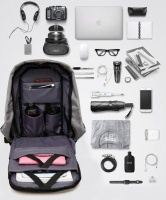 Peerless Anti-Theft Waterproof Laptop Backpack - Blue Photo