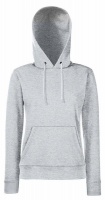 Fruit Of The Loom Women's Lady-Fit Classic Hoodie - Heather Grey Photo