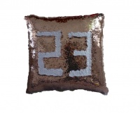 Iconix Mermaid Sequin Pillow Case - Rose Gold & Silver Photo
