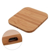 TUFF-LUV Eco-Charge Bamboo 1A Wireless Charger Photo