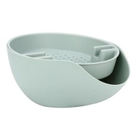 Double Layered Snack Plate Bowl with Phone Holder Photo