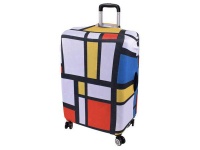 Marco Stretch Luggage Cover 28" - Checkered Photo