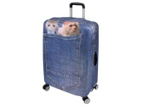 Marco Stretch Luggage Cover 24" - Cats Photo