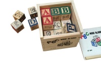 27 Piece Wooden Educational ABC Blocks Photo