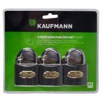 Kaufmann Steel Lock Set 3 pieces 50mm Photo