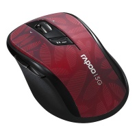 Rapoo 7100P Wireless Optical Mouse - Red Photo