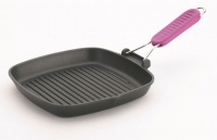 Risoli - 20cm Saporelax Grill Pan - Pink Handle Risoli - 20cm Saporelax Grill Pan - Pink Handle Photo