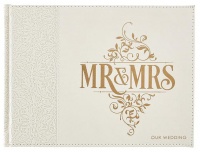 Christian Art Gifts: Mr & Mrs Wedding Guest Book Photo