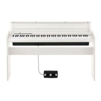 Korg LP180 Digital Piano with Stand & Pedals - White Photo