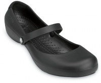 Crocs Women's Alice Work Shoes - Black Photo