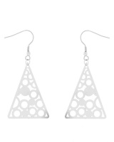 Unexpected Box Triangle Hanging Earrings Photo