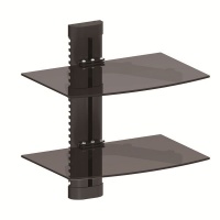 Wall Mount Double Shelf Bracket for DVD AV & DSTV Components Photo