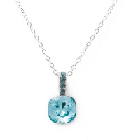 Civetta Spark JiaJia Swarovski Necklace - Light Blue Photo