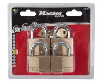Master Lock Brass Ka Pad Lock - 4 Piece Photo