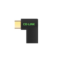 CE LINK CE-LINK 90 Degree USB-C 3.1 Male to Female Left Right Angled Adapter Photo