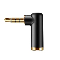 CE LINK CE-LINK 3.5mm Male to Female 90 Degree Right Angled Microphone Jack Photo